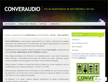 Tablet Screenshot of converaudio-tubeamplifiers.com